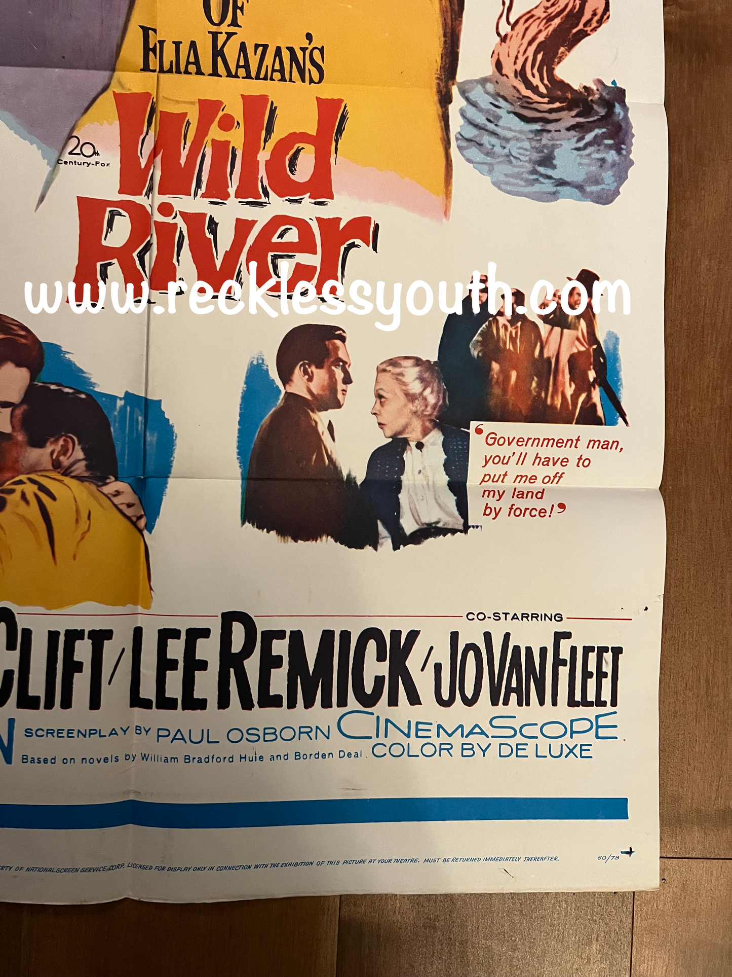 Wild River - 1960 - Rare  - Vintage Movie Poster One Sheet